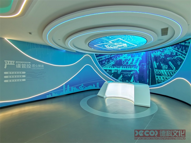 在廣州展廳設(shè)計中，如何利用展示品的聲音和語言