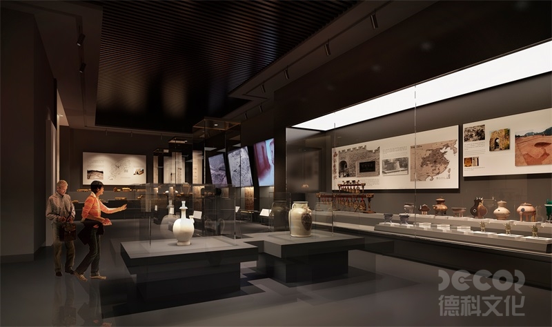 在博物館設(shè)計(jì)中，如何確保展品的可見性？